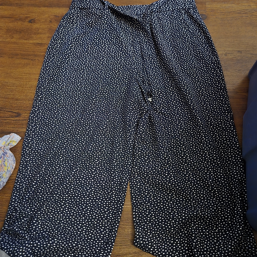 Black and White Polka Dot Pants